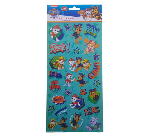 Nickelodeon Stickers Nickelodeon's Paw Patrol "Ready” +/- 50 stuks