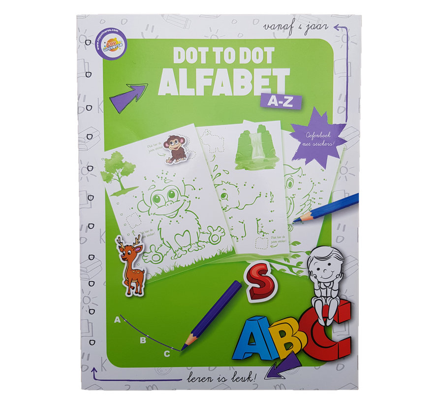 Toy Universe Leren is leuk "Dot to dot Alfabet" 4+