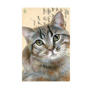 Meander Luxe Kaart met envelop "Kat - Cyperse" 11,5x17,5cm