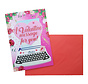 Valentijnskaart “A Valentine message” 18,5 x 26,5 cm