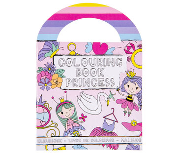 LG Imports Uitdeelcadeautje Kleurboekje met Stickers Prinses 13 x 9,5 cm