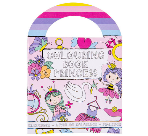 LG Imports Uitdeelcadeautje Kleurboekje met Stickers Prinses 13 x 9,5 cm