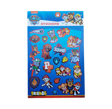 Paw Patrol "Squad" Stickerboek met glitters +/- 250 stickers