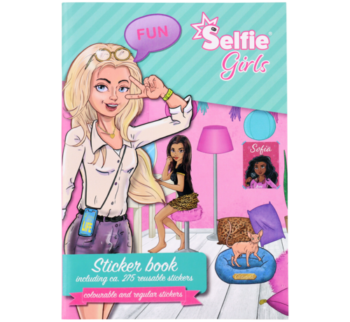 Selfie Girls stickerboek +/- 275 stickers