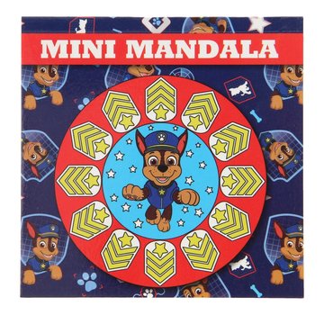 Mini Mandala Kleurboek Paw Patrol "chase" 12x12 cm 48 Kleurplaten