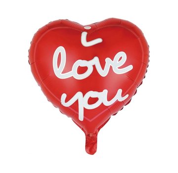 GN Folieballon "I love you red" 45x45 cm