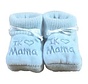 Baby Slofjes "ik hartje mama - blauw"