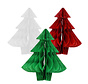 Honeycomb Kerstboom 3 stuks +/- 11 cm