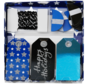 Kerst cadeaulabels "Blauw"