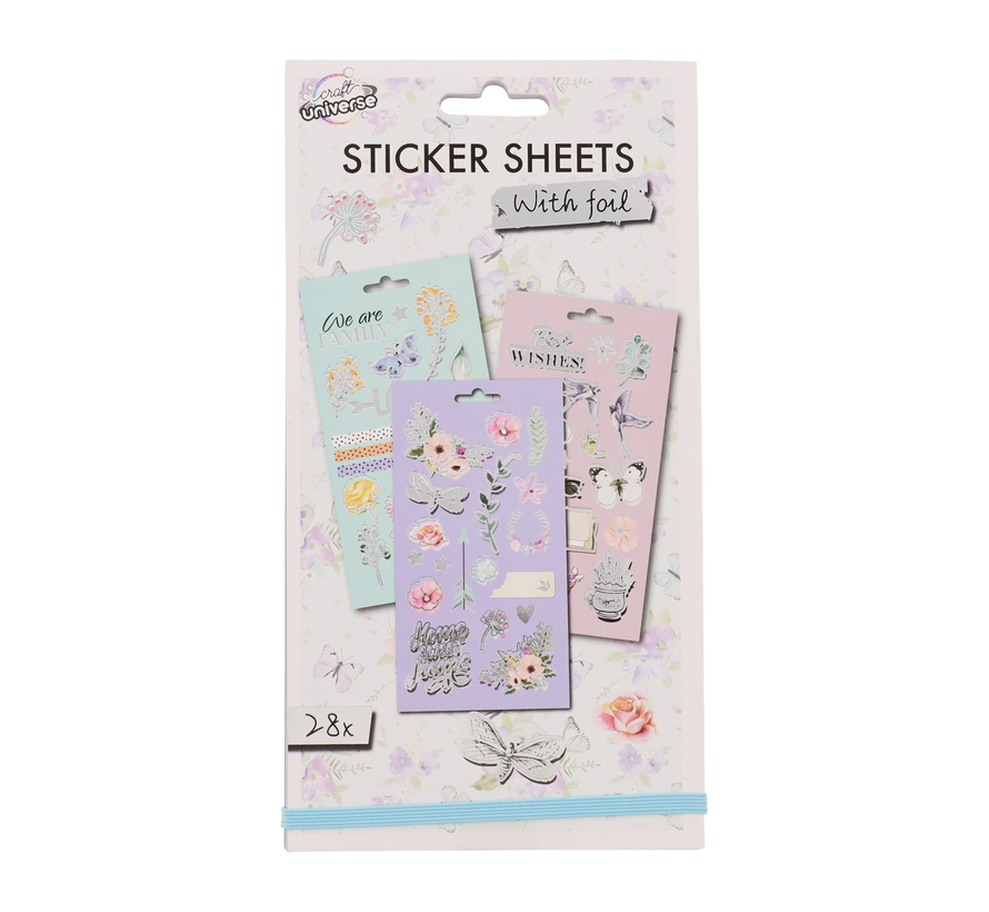 Stickerblok 28 vellen "We are family"