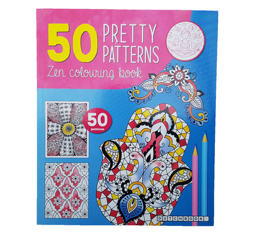 Dutchbook Zen kleurboek 50 kleurplaten "Pretty Patterns"