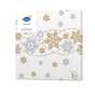 Servetten Snow Glitter wit 33 x 33 cm 20 stuks