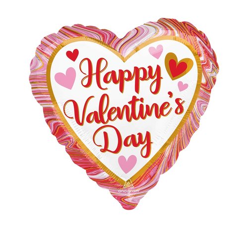 Anagram Standard Shape Folieballon Happy Valentine's Day 43 x 43 cm