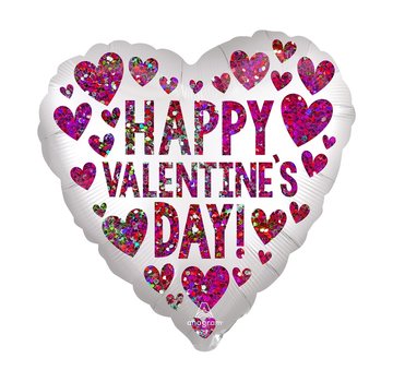 Anagram Standard Shape Folieballon Happy Valentine's Day 43 x 43 cm