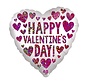 Standard Shape Folieballon Happy Valentine's Day 43 x 43 cm