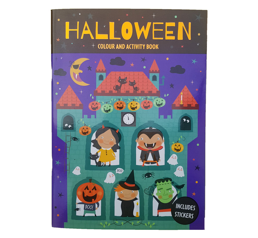 Kleur- en Spelletjesboek Halloween