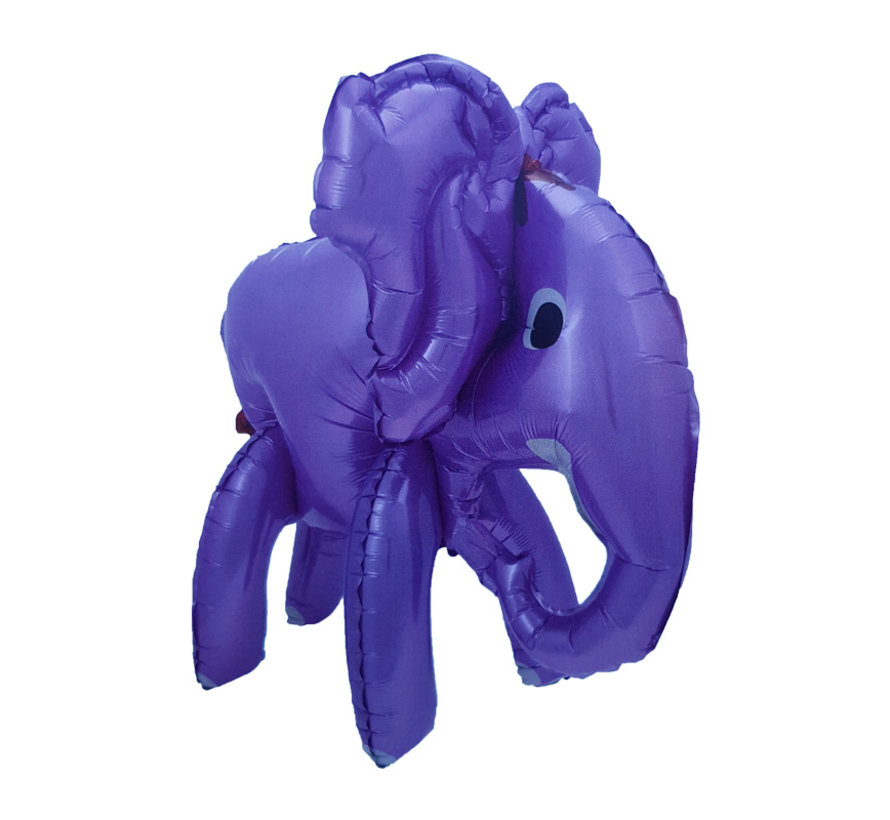 Folieballon 3D Olifant 60x62 cm