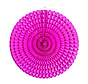 Honeycomb waaier Roze 50 cm