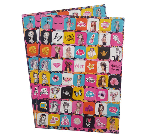 Joni's Winkel  Stickers 112 stuks “Girls”