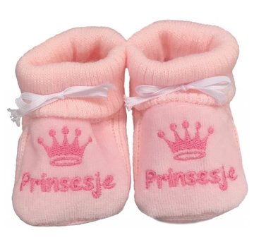 Joni's Winkel Baby Slofjes "Prinsesje roze"