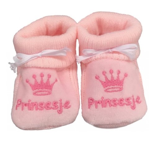 Joni's Winkel Baby Slofjes "Prinsesje roze"