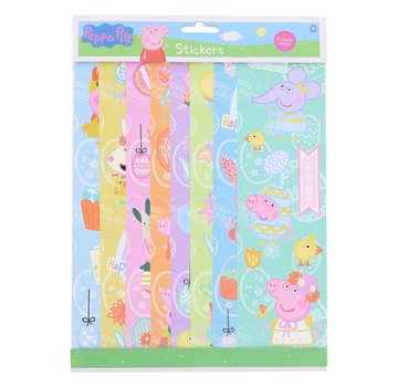 Joni's Winkel Paas stickervellen 8 stuks "Peppa Pig"