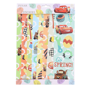 Joni's Winkel Paas stickervellen 8 stuks "Cars"