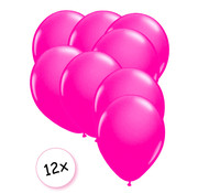 Joni's Glow-Shop Ballonnen Neon Roze 12 stuks 25 cm