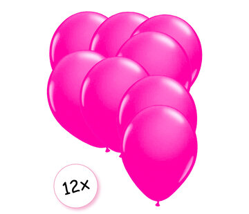 Joni's Glow-Shop Ballonnen Neon Roze 12 stuks 25 cm