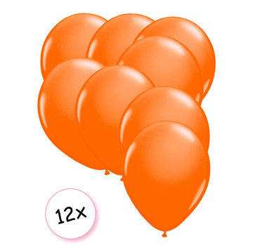 Joni's Glow-Shop Ballonnen Neon Oranje 12 stuks 25 cm