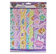 Joni's Winkel Paas stickervellen 8 stuks "Paw patrol Roze"