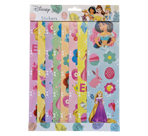 Disney Paas stickervellen 8 stuks "Princess"