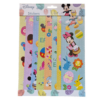 Disney Paas stickervellen 8 stuks "Mickey Mouse"