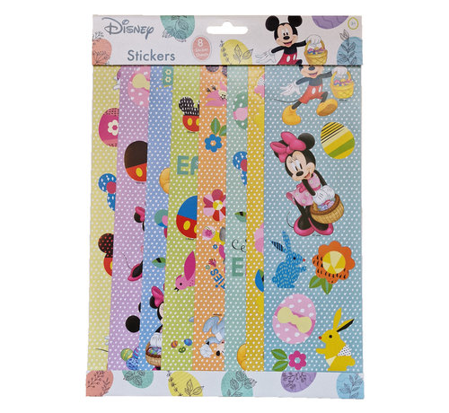 Disney Paas stickervellen 8 stuks "Mickey Mouse"