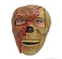 Masker Zombie half Skull voor volwassenen