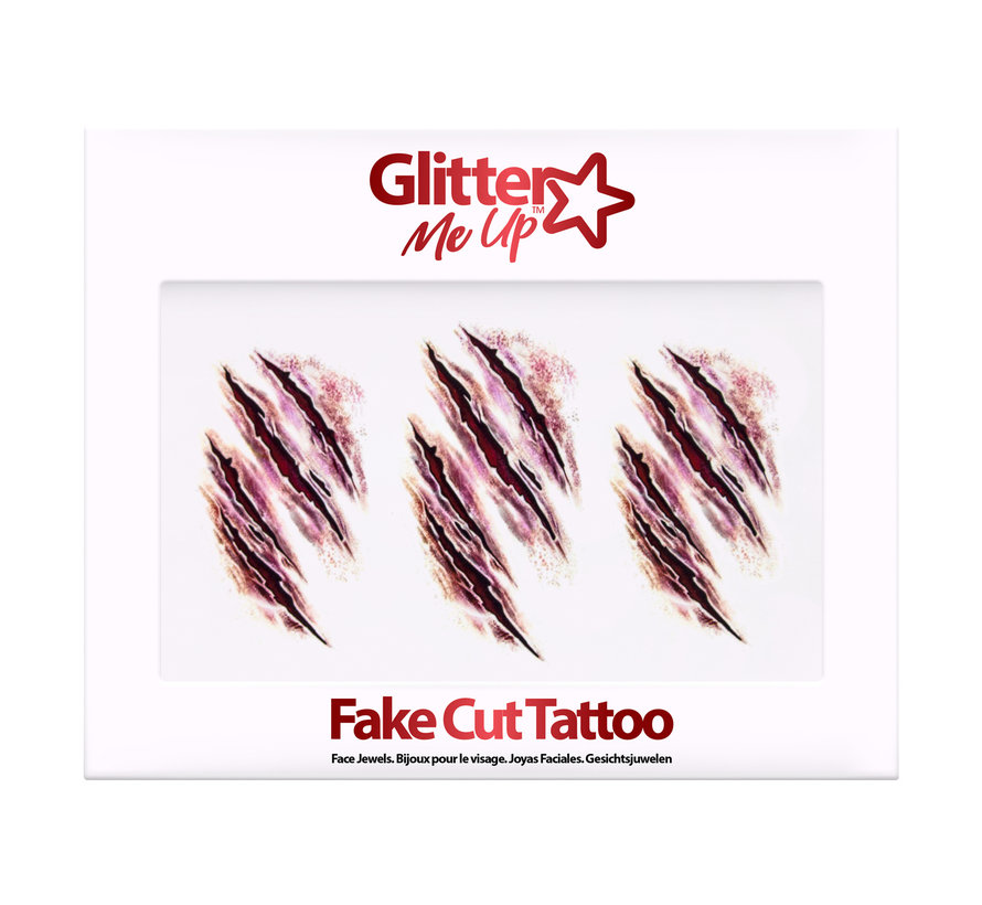 Sticker Tattoo "Fake Cut"