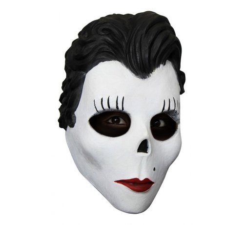 Ghoulish productions Masker Senora Catrina voor volwassenen + Fake bloed