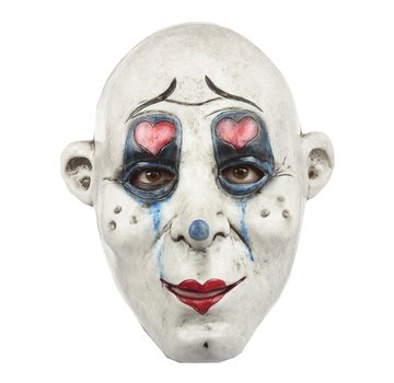 Ghoulish productions Masker Clown Gang G.G. voor volwassenen + Fake bloed
