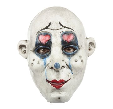 Ghoulish productions Masker Clown Gang G.G. voor volwassenen + Fake bloed