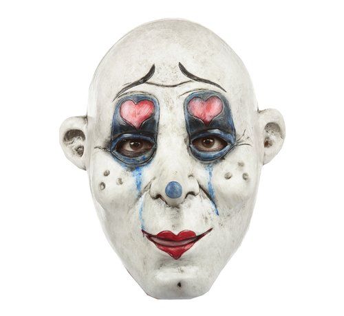 Ghoulish productions Masker Clown Gang G.G. voor volwassenen + Fake bloed