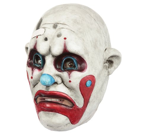 Ghoulish productions Masker Clown Gang Tex voor volwassenen + Fake bloed