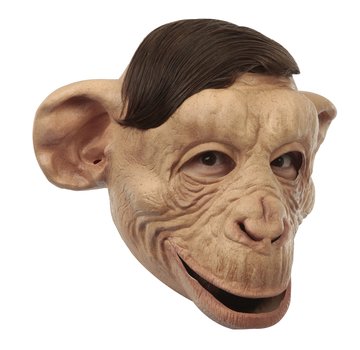 Ghoulish productions Masker Chimpanseeansee voor volwassenen + Fake bloed