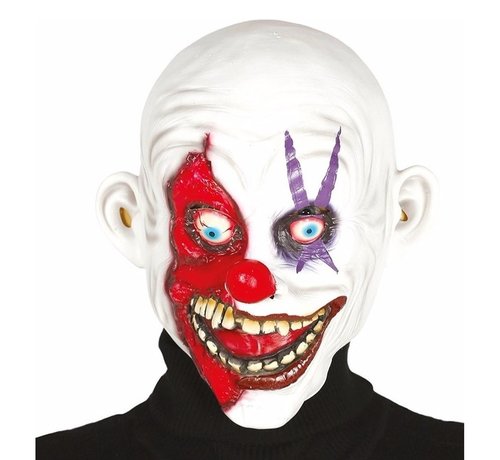 Fiestas Guirca Masker Scary Clown voor volwassenen