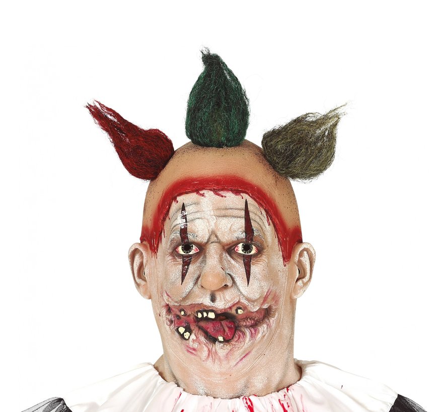 Masker Hairy Clown voor volwassenen