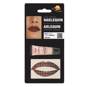 Fiestas Guirca Lip Tattoo "Harlequin"