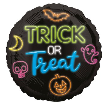 Anagram Standard Shape Folieballon Neon Trick Or Treat 45 cm