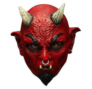 Ghoulish productions Masker Demonic voor volwassenen + Fake bloed