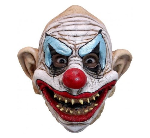 Ghoulish productions Masker Kinky Clownn voor volwassenen + Fake bloed