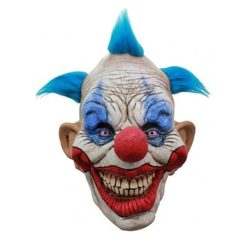 Ghoulish productions Masker Dammy the Clown voor volwassenen + Fake bloed