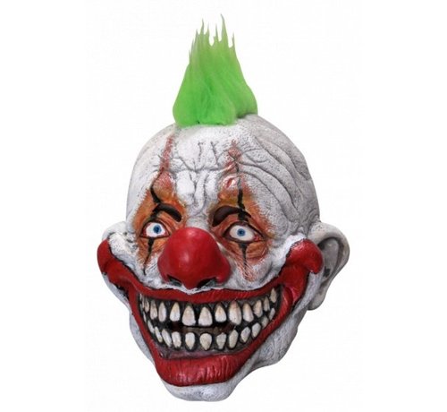 Ghoulish productions Masker Mombo the Clown voor volwassenen + Fake bloed